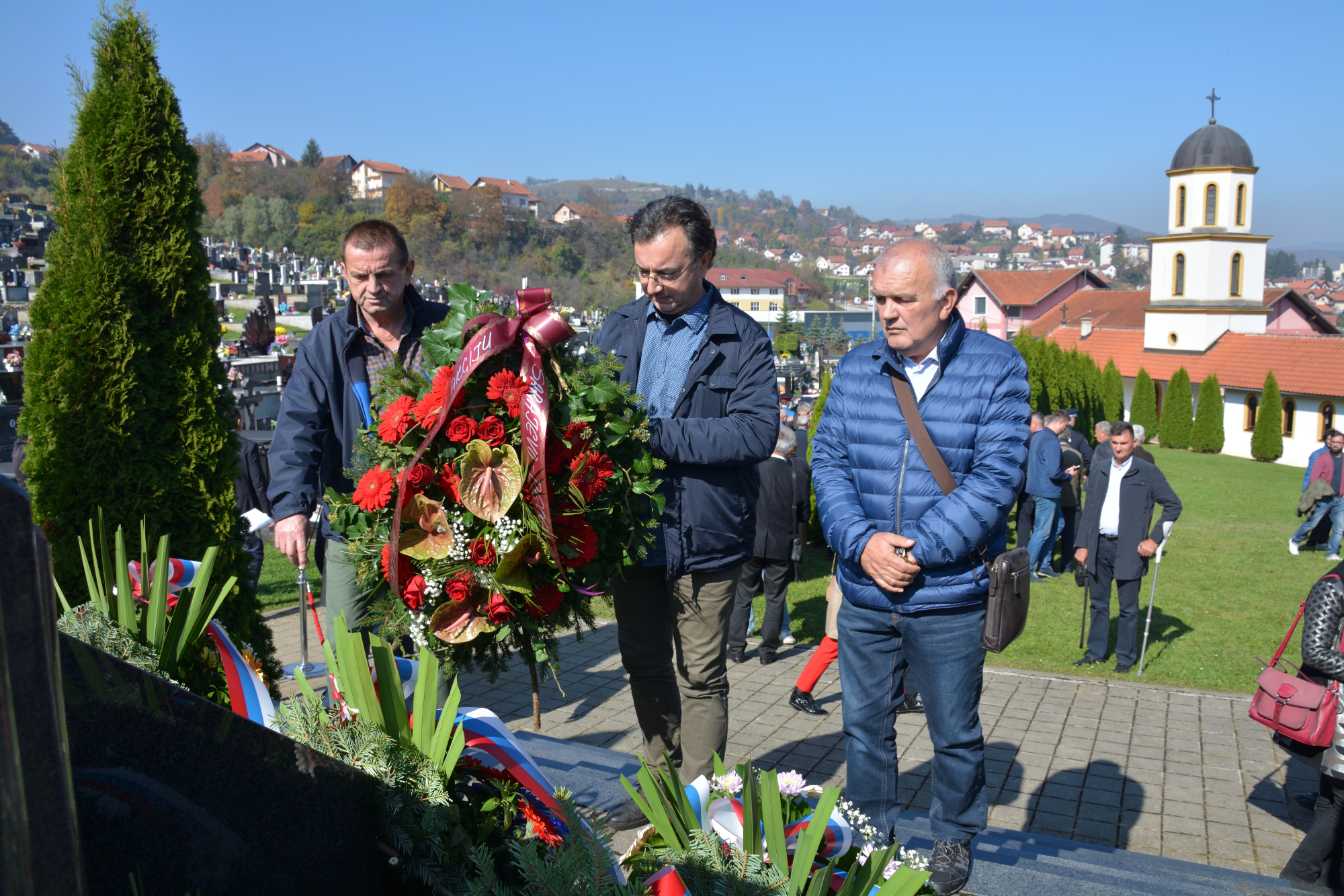 We paid our respects to victims killed in Mrkonjić Grad