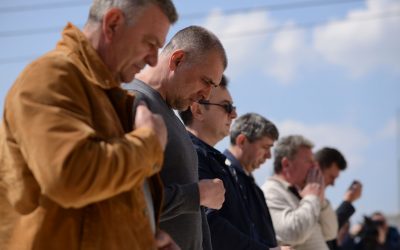 War Veterans and Peace Activists Visiting both Ahmići and Trusina Today