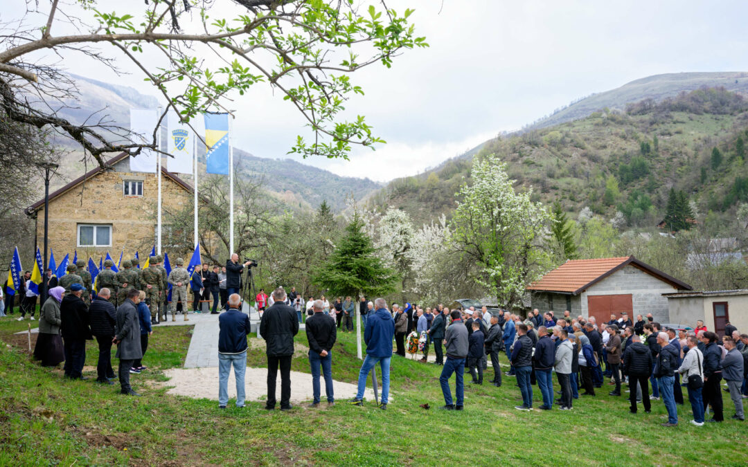 War Veterans from the Region Attend the Commemoration in Sovići and Doljani near Jablanica