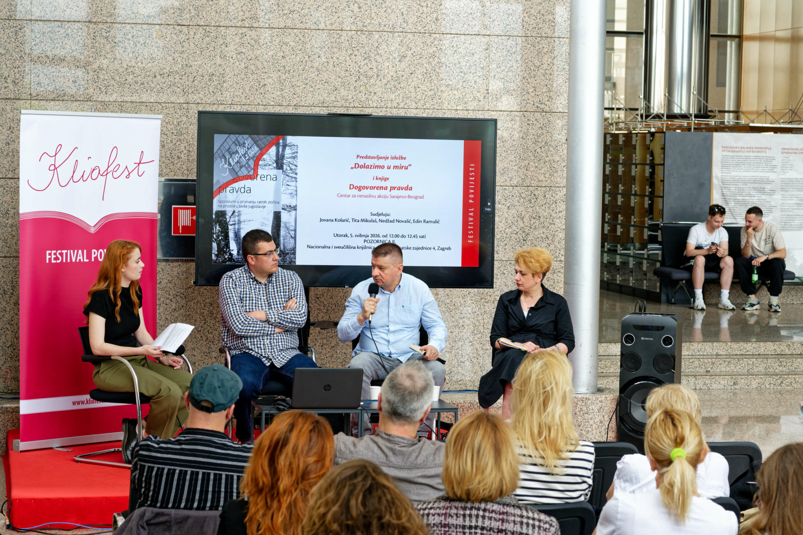 Negotiated Justice Book Presentation at Kliofest in Zagreb