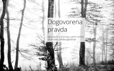Objavljena je naša nova knjiga „Dogovorena pravda“