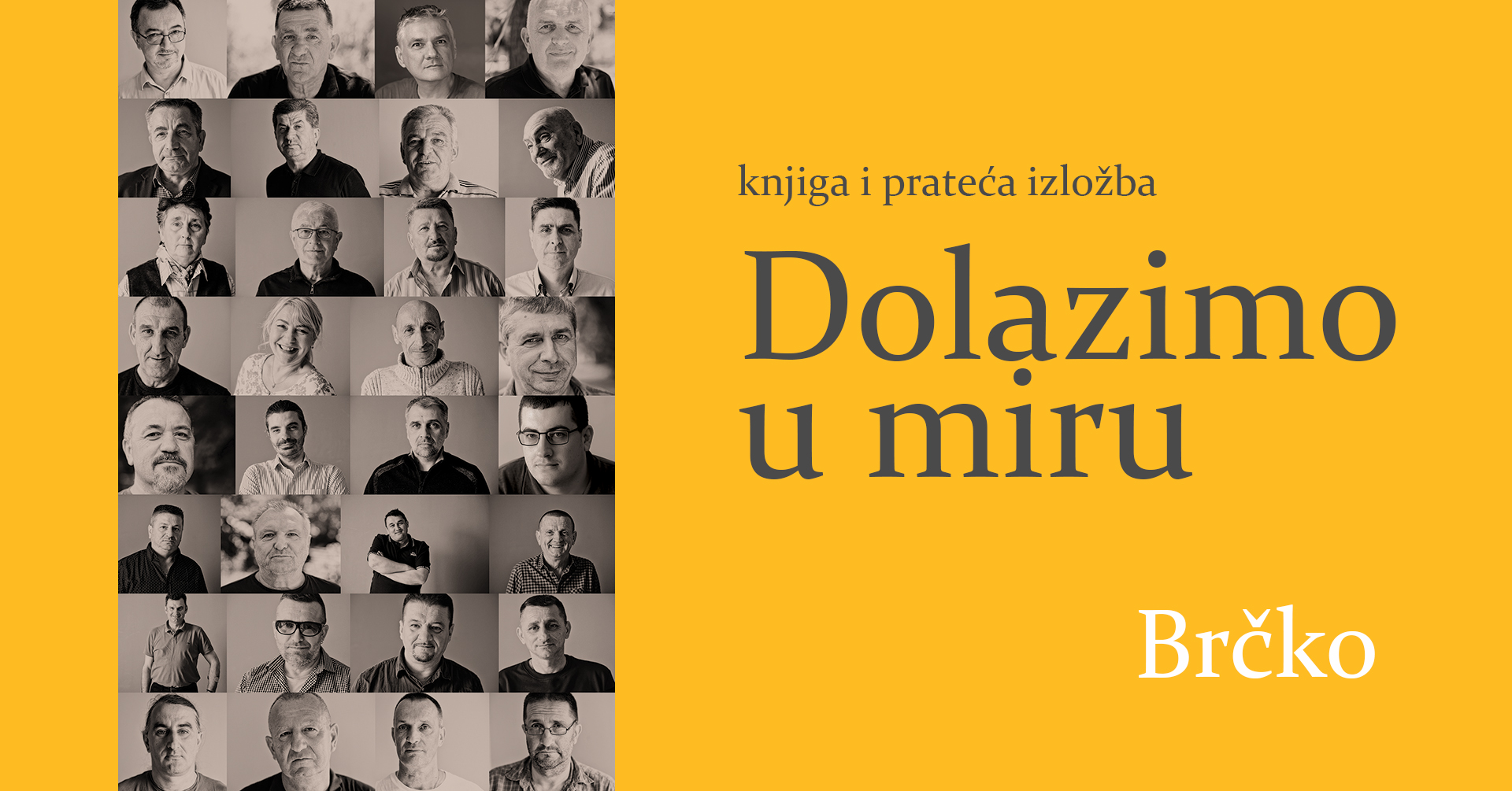 Promocija knjige “Dolazimo u miru” i izložba fotografija u Brčkom
