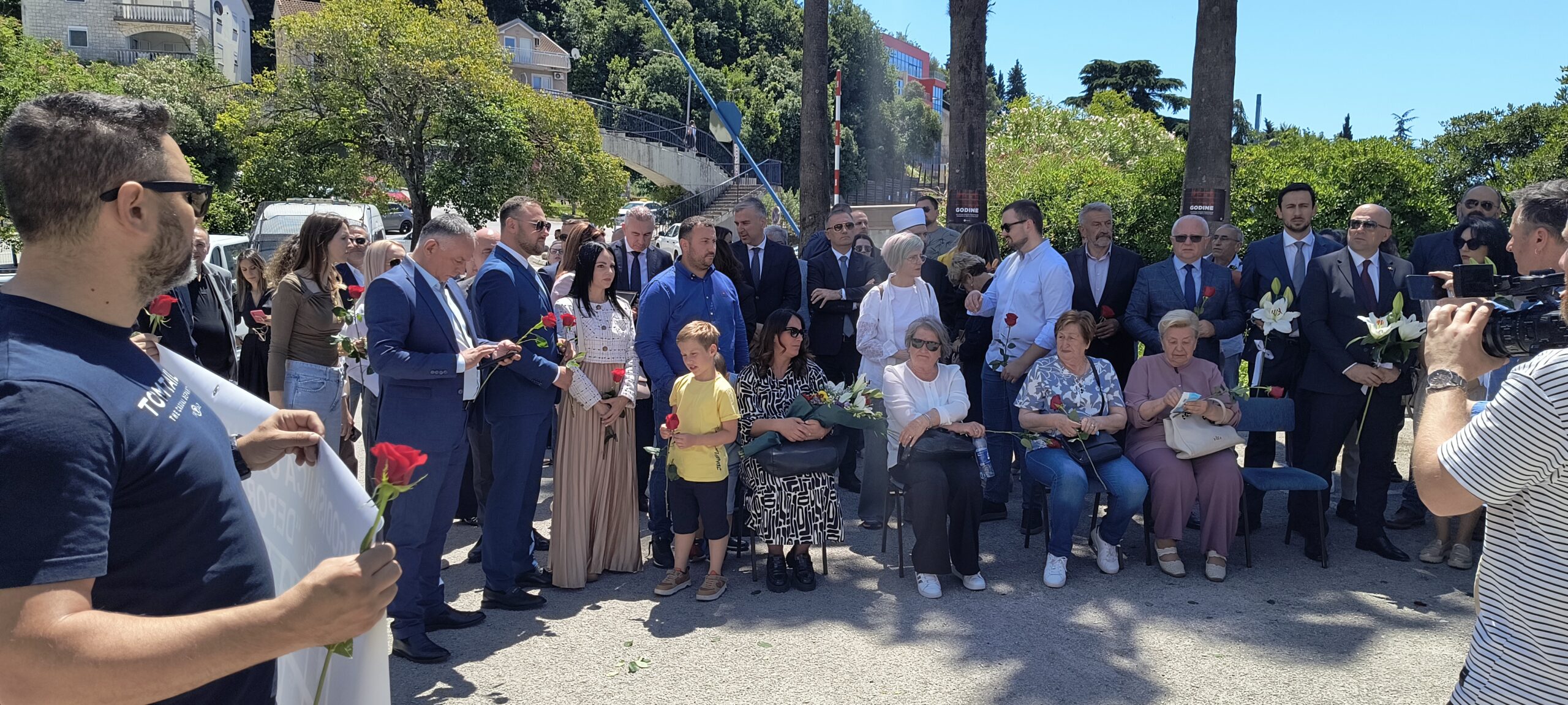Peace Activists at the Commemoration in Herceg Novi