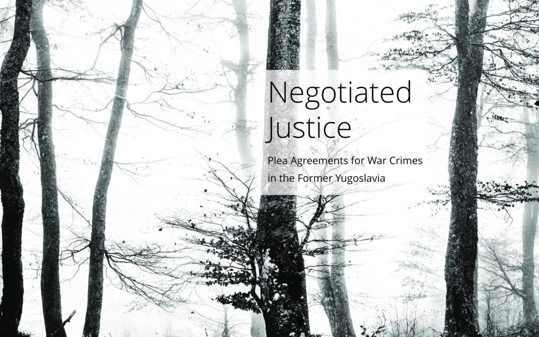 New Publication Announcement: Negotiated Justice