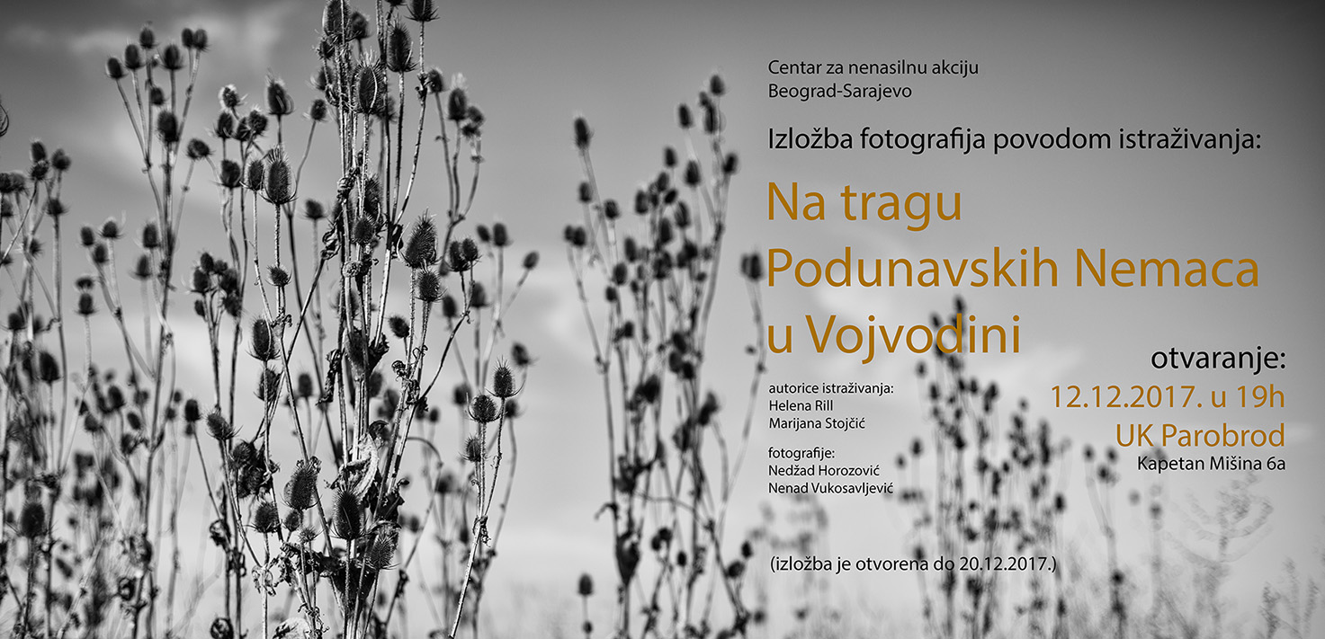 Izložba “Na tragu Podunavskih Nemaca u Vojvodini” biće otvorena 12.12.2017. u UK “Parobrod”