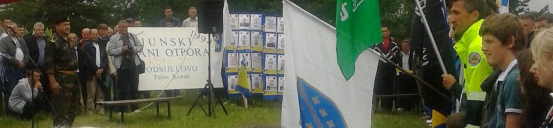 Ratni veterani na manifestaciji „Junski dani otpora“ na Koti 715 – Zavidovici