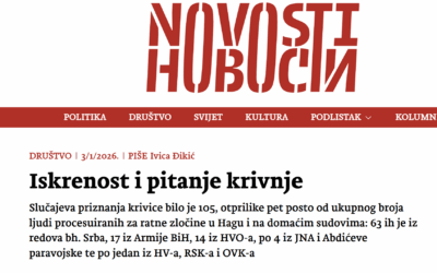 Osvrt Ivice Đikića na knjigu Dogovorena pravda