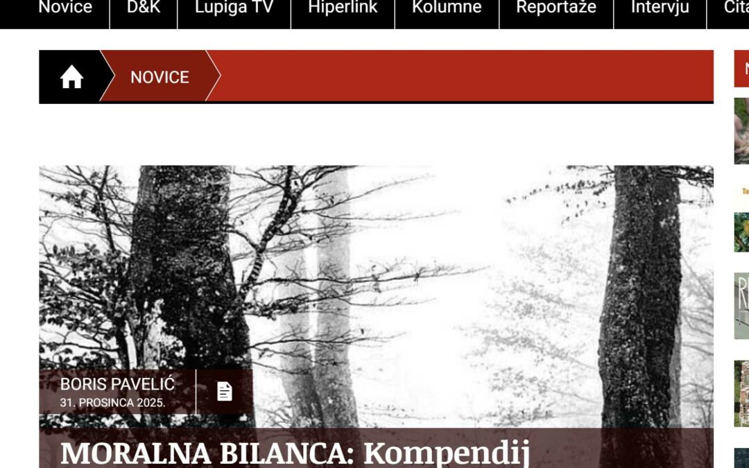 Osvrt Borisa Pavelića na knjigu Dogovorena pravda