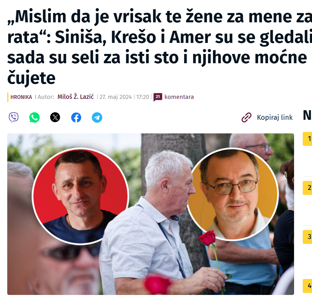 Nova.rs o ratnim veteranima u izgradnji mira
