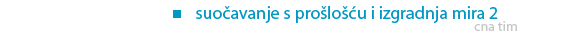 suočavanje s prošlošću i izgradnja mira 2